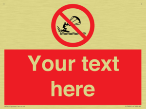 Custom No kite surfing